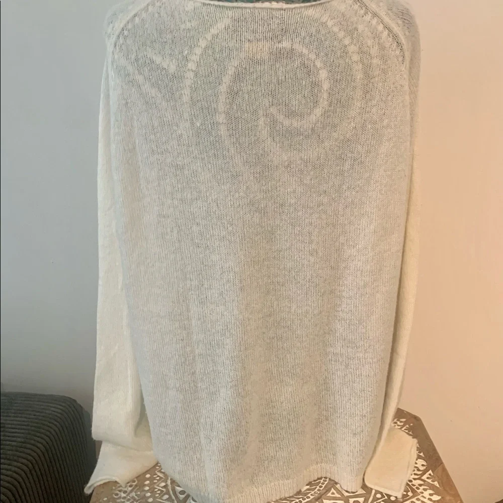 Wildfox White Sweater with Gold Lettering - Picture 5 of 5